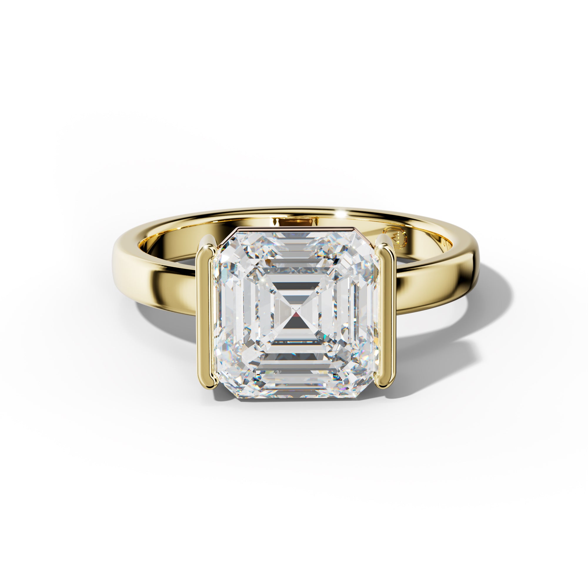 Delilah Asscher Cut  Engagement Ring